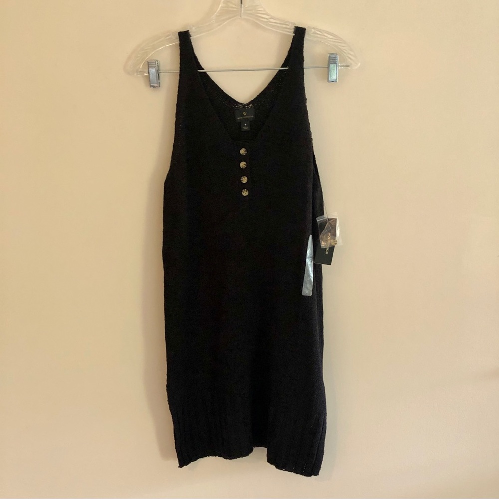 NWT Worthington Black Knit Dress Coverup